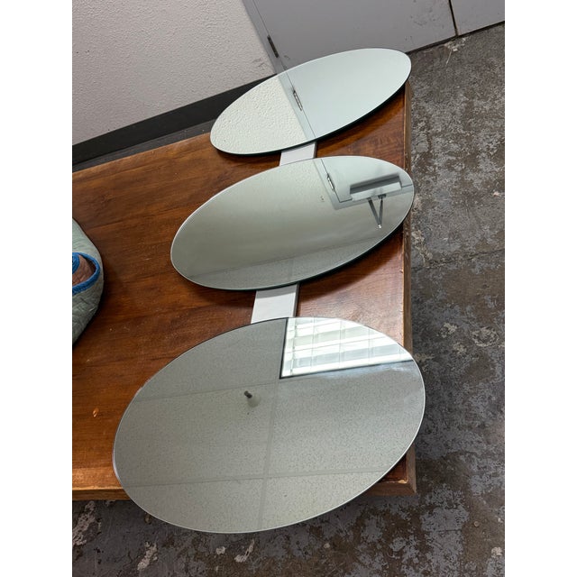 Italian Tonelli Italian Three Oval Wall Mirrors For Sale - Image 3 of 12