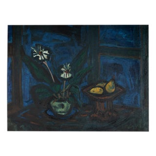 Blue Hour, Oil on Hardboard, Framed For Sale