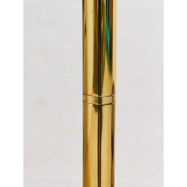 Mid 20th Century Mid 20th Century Brass Torchiere Lamp For Sale - Image 5 of 7