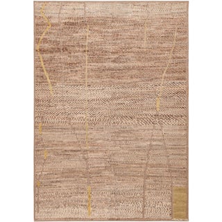 Nazmiyal Collection Eclectic Tribal Design Contemporary Rug For Sale