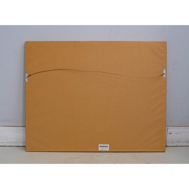 Paint Abstract Watercolor Flowering Shrub Painting Signed For Sale - Image 7 of 8