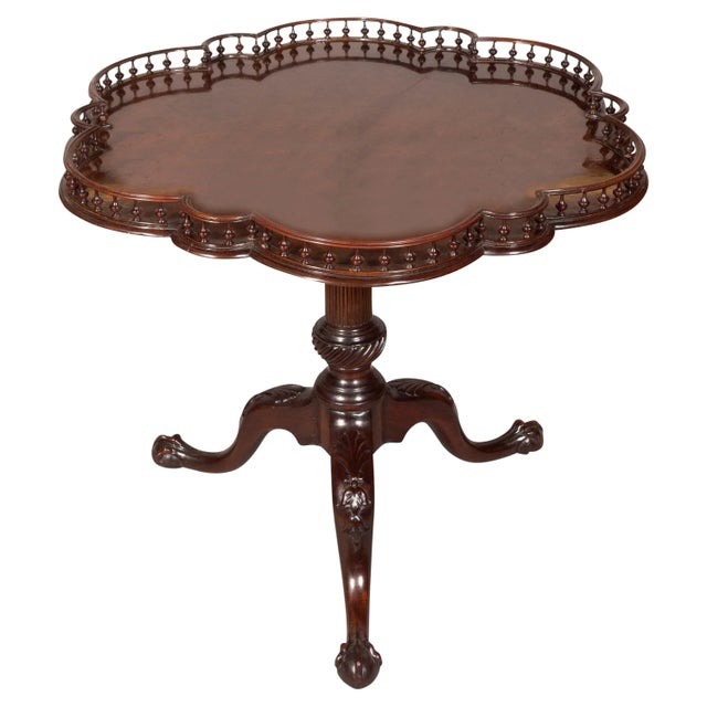 Fine George III Mahogany Tea Table For Sale - Image 13 of 13