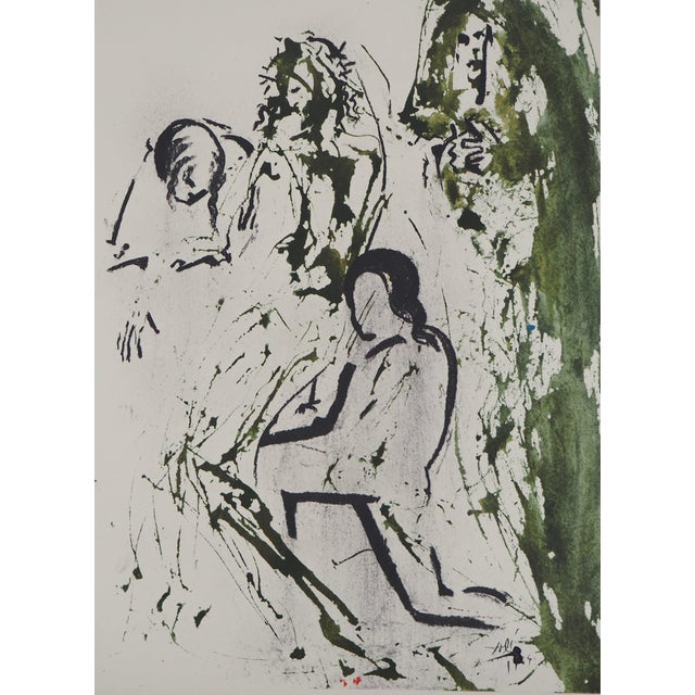 Salvador Dali, La Mise au Tombeau, Lithograph For Sale