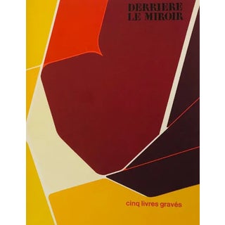 Palazuelo Original Lithograph Dm01207 Derriere Le Miroir 1974 For Sale