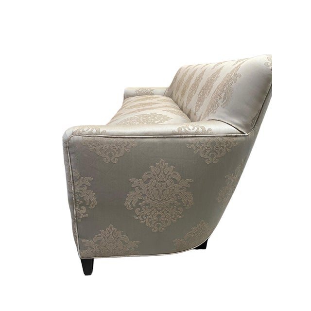 Custom A. Rudin Sofa 84"W x 30"D x 32"H x 24"AH ~ Seat Height unknown right now. Tight Back, Down Filled Bench Seat, Ebony...