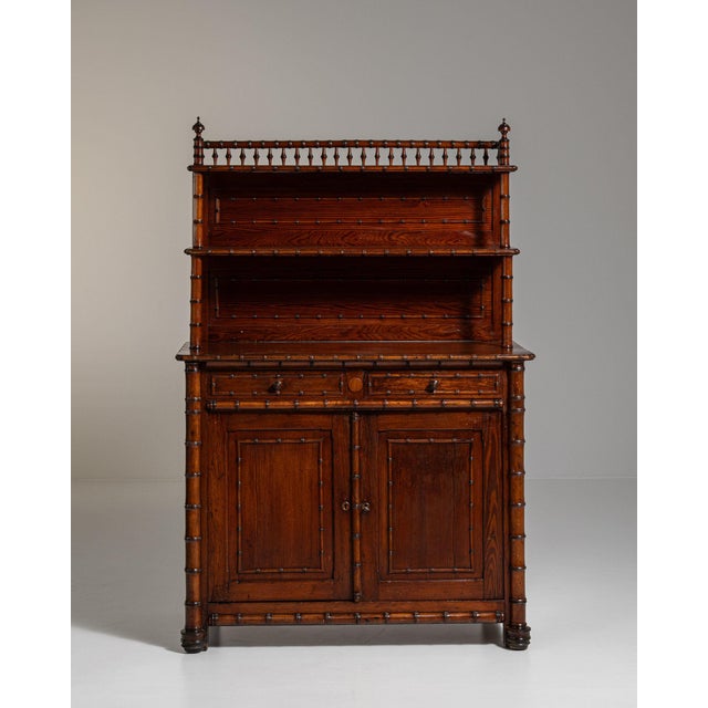 French 19th Century France Brown Wood Storage Cabinets & Cupboards For Sale - Image 3 of 10