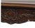 Vintage French Louis XV Style Carved Walnut Writing Desk With Leather Top For Sale - Image 9 of 9