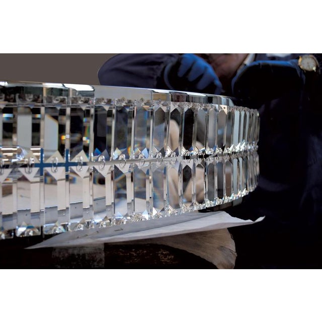 Not Yet Made - Made To Order Eclipse Double Crystal Layer Pendant Lamp by Aggiolight For Sale - Image 5 of 9