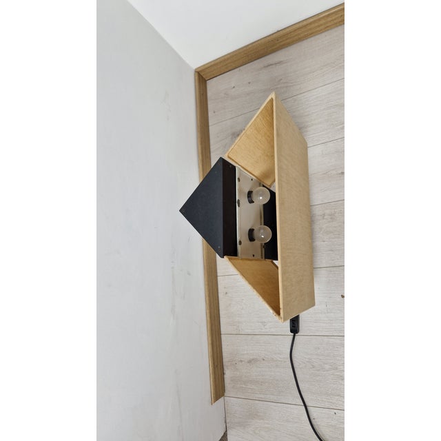 Artemide Vintage Accademia Table Lamp in Metal and Canvas by Cini Boeri for Artemide, 1970s For Sale - Image 4 of 18