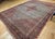 19th Century Bidjar Rug, Hand-Knotted Wool, Herati Geometric Pattern, Ivory & Red, 10x14 For Sale In Chicago - Image 6 of 18