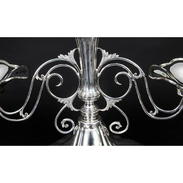 Victorian Silverplate Centrepiece by James Deakin, 19th Century For Sale - Image 4 of 15