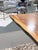 Late 20th Century Late 20th Century Tribeca Live Edge Walnut Dining Table With Brass Wishbone Base For Sale - Image 5 of 9