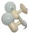 Vintage Sconces, Poland, 1980s, Set of 2 For Sale