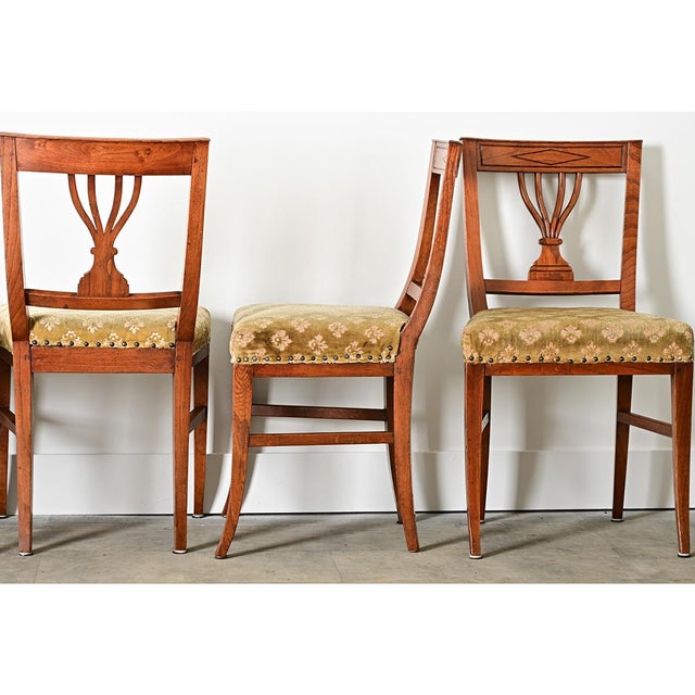 Swedish 19th Century Carved Oak Dining Chairs – Set of Six For Sale - Image 11 of 13