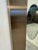 Large 1960s Wall Mirror With Wide Brushed Metal Frame For Sale - Image 4 of 6
