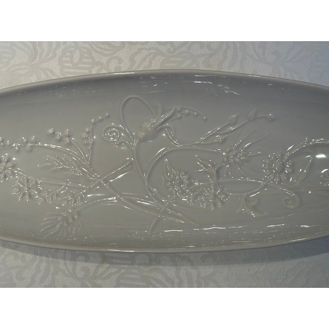 1950s 1950's Stamped Whittier Pottery Company Oval Serving Dish For Sale - Image 5 of 12