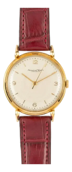Iwc Schaffhausen Manual 36mm 18k Gold Vintage Watch Circa 1940s