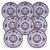Tiffany and Co. Set of 8 English Victorian Style Plates by Copeland Spode for Tiffany & Co. For Sale - Image 4 of 4