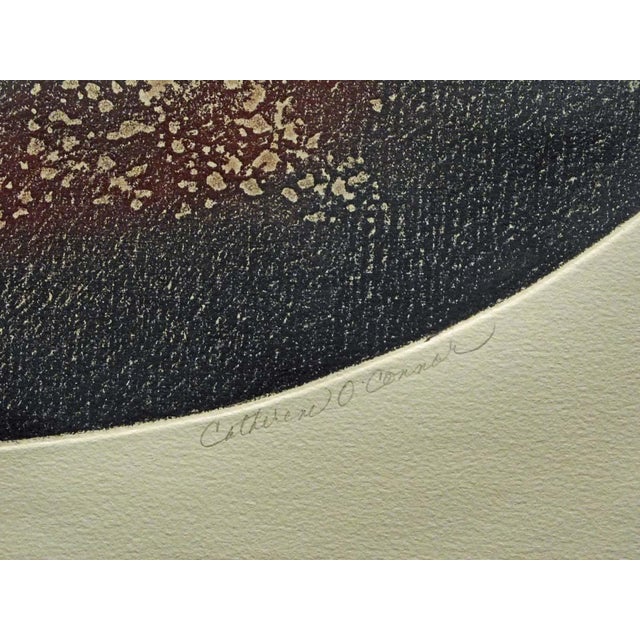 Paper Catherine O'Connor "Spring Pines I & Ii" 2 Hand Signed Fine Art Etchings, Trees For Sale - Image 7 of 12