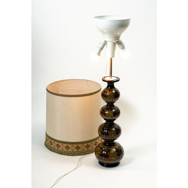 Ceramic Floor Lamp from Kaiser Leuchten, 1970s For Sale - Image 6 of 9