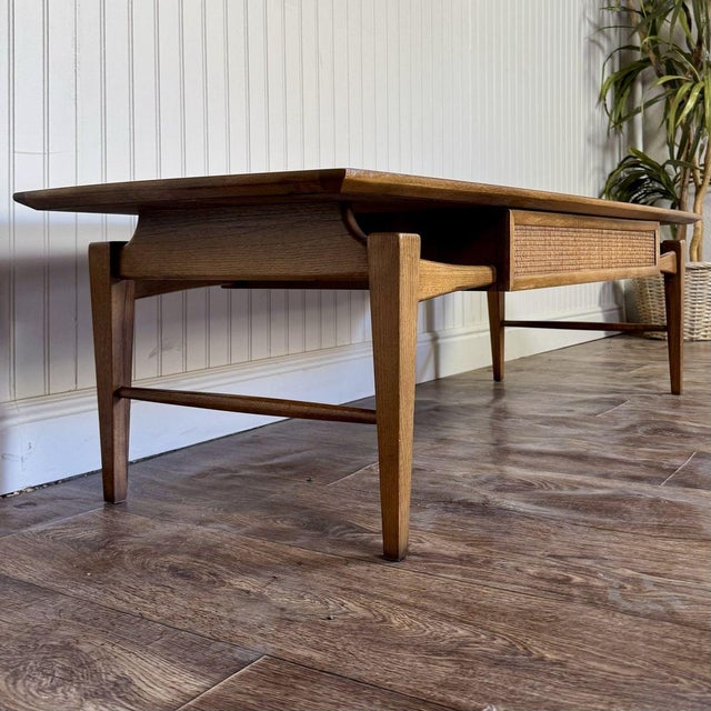 Vintage 1964 Lane Esteem Mid-Century Coffee Table and Step End Table Set For Sale In Salt Lake City - Image 6 of 18