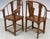 Wood Pair Fine Antique Carved Chinese Horseshoe Lounge Chairs For Sale - Image 7 of 12