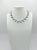 White Round Diamond Necklace in 18k White Gold & Black Rhodium For Sale In Los Angeles - Image 6 of 7