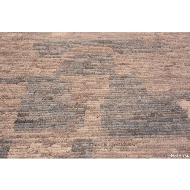 Modern Large Earthy Tones Chic Modern Central Asian Rug For Sale - Image 3 of 6
