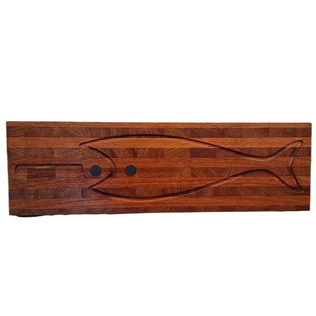 Cutting Board or Serving Dish in Solid Teak from Digsmed, Denmark For Sale