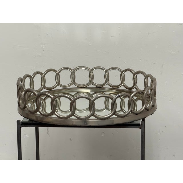 Contemporary Z Gallerie Circa Mirrored Tray For Sale - Image 3 of 12