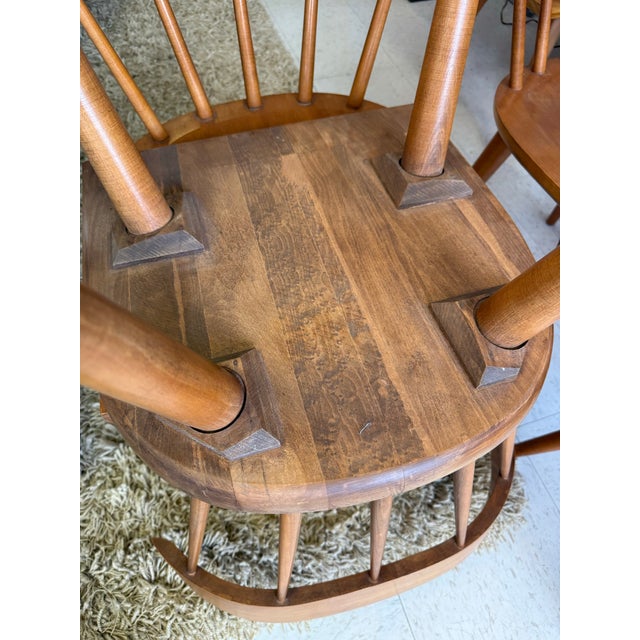 Mid Century Modern Solid Maple Dining Set Designed by Paul McCobb for Planner Group - Set of 5 For Sale - Image 9 of 12