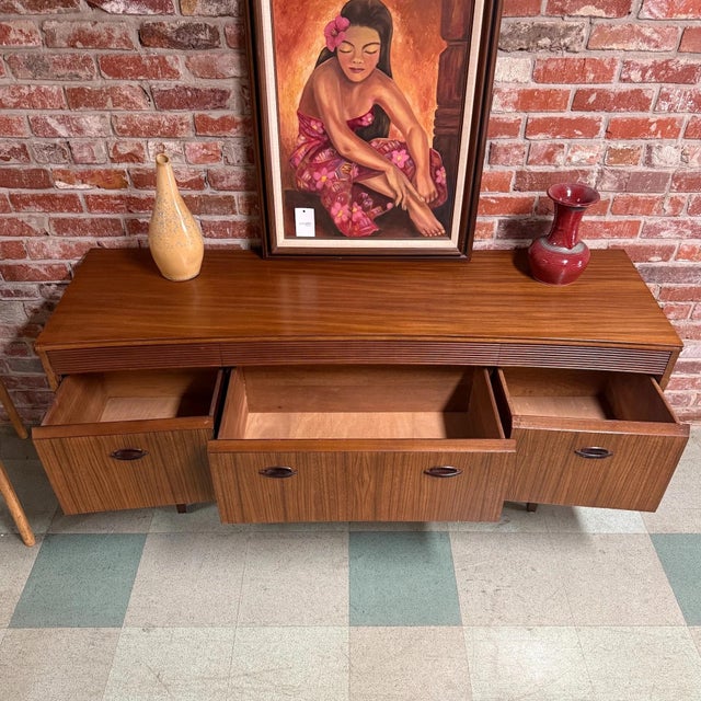 Mid 20th Century Zebrano Sideboard by Elliots of Newbury, Attributed For Sale - Image 6 of 7