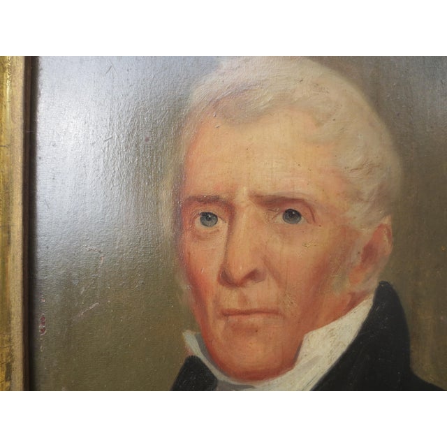 Early 19th Century Fine Art Gentlemans Portrait 19th Century For Sale - Image 5 of 9