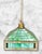Green 1930s Arts & Crafts Pendant Light With Green Glass For Sale - Image 8 of 14