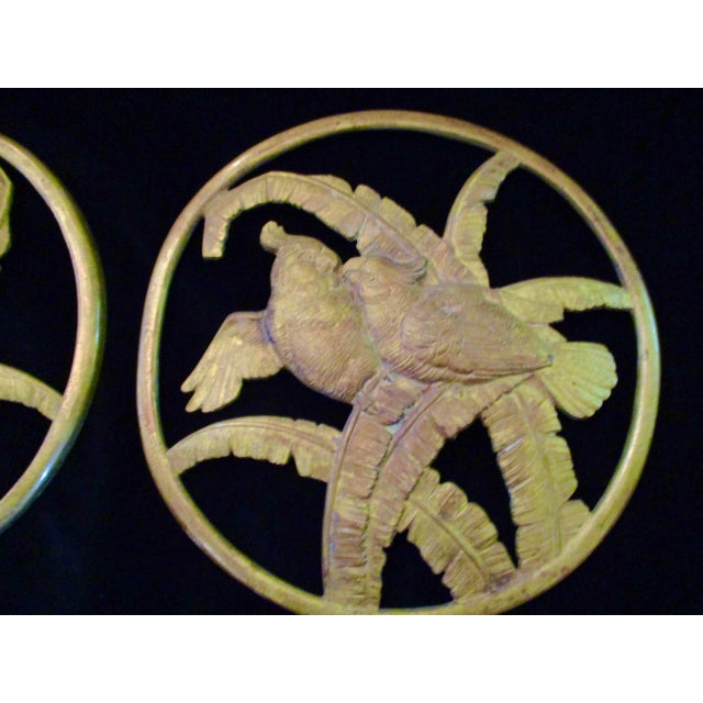 Art Deco Gilt Bronze Furniture Rondells - A Pair of 2 For Sale In New York - Image 6 of 7