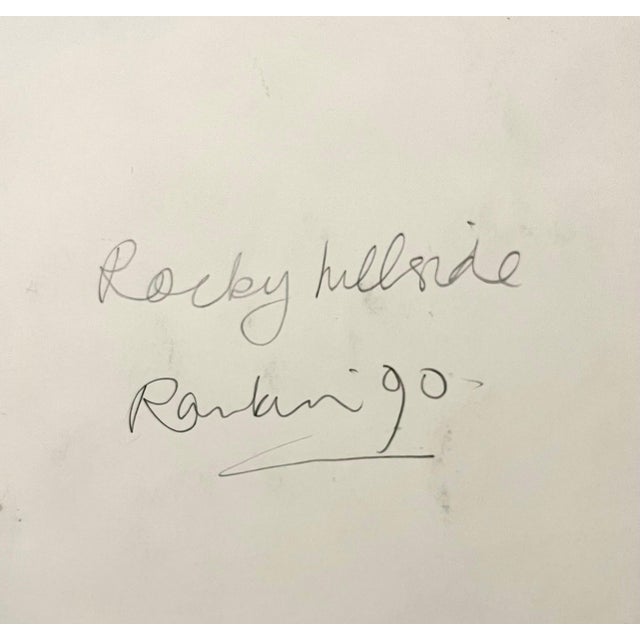 David Rankin, Australian American D. Rankin Abstract Expressionist Oil Painting Rocky Hillside, 1990 For Sale In Miami - Image 6 of 7