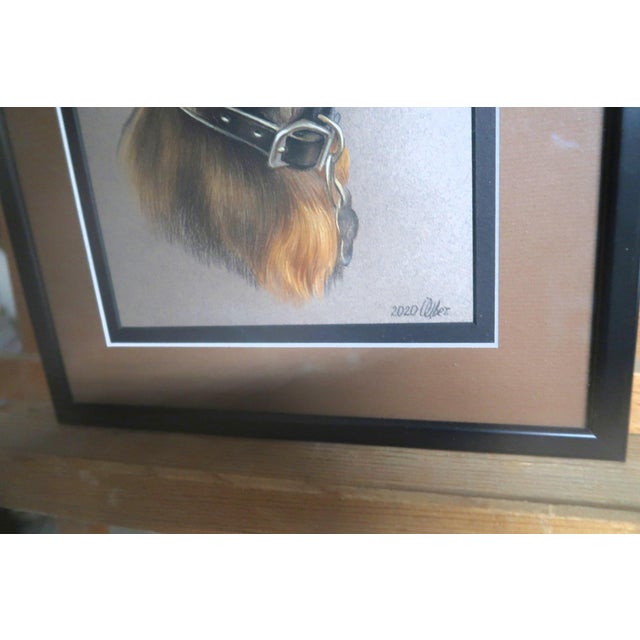 Contemporary Portrait of a Dog - "My Fur Kid" - Artist Signed, a Bright Addition to Any Decor! For Sale - Image 3 of 10