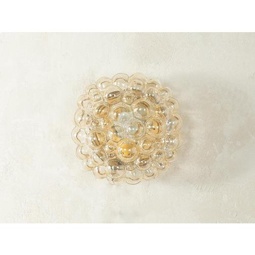 Glass Wall Lamp from Doria Lighting, 1970s For Sale - Image 3 of 7