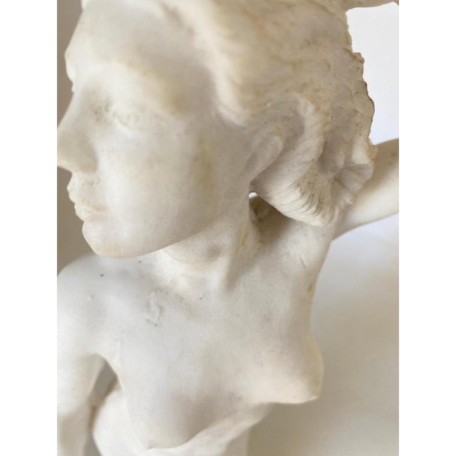 Sculpture Materials Female Figurine in Marble Powder, France, 20th Century For Sale - Image 7 of 18