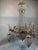 1970s French Louis XVI Gold Bronze Deer Head Chandelier 10Lt For Sale - Image 6 of 18