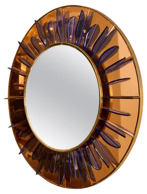 Petal Form Wall Mirror, 1950s