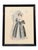 Vintage Framed Theatrical Costume Design Prints – Set of 3 For Sale - Image 4 of 8