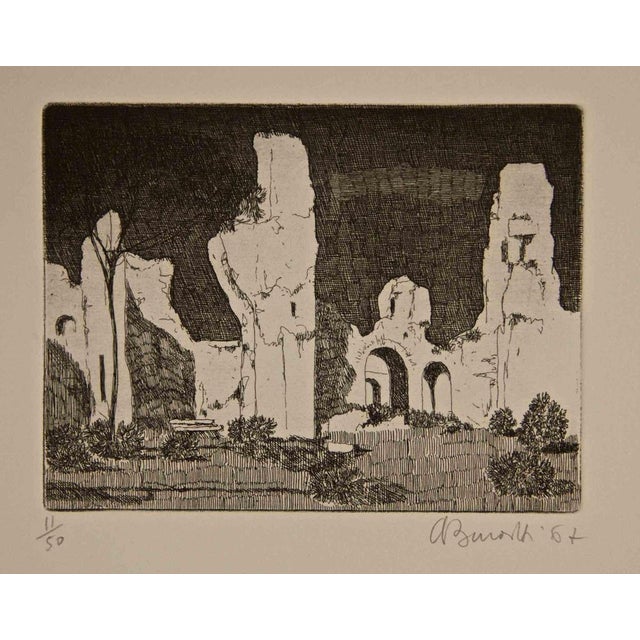 Hand signed and numbered. Edition of 50 prints. Reference: Catalogue Battisti n.52. Armando Buratti (Rome, 1924), is an...