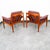 Mid-Century Modern 1960s Mid Century Danish Modern Lounge Chairs Set Grete Jalk France Sons Purple Teak For Sale - Image 3 of 12