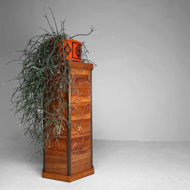 Japanese Kadai Plant Stand, 1994 For Sale - Image 15 of 18