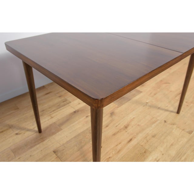 Mid-Century Walnut Dining Table by Bohumil Landsman for Jitona, Former Czechoslovakia, 1960s For Sale - Image 14 of 18