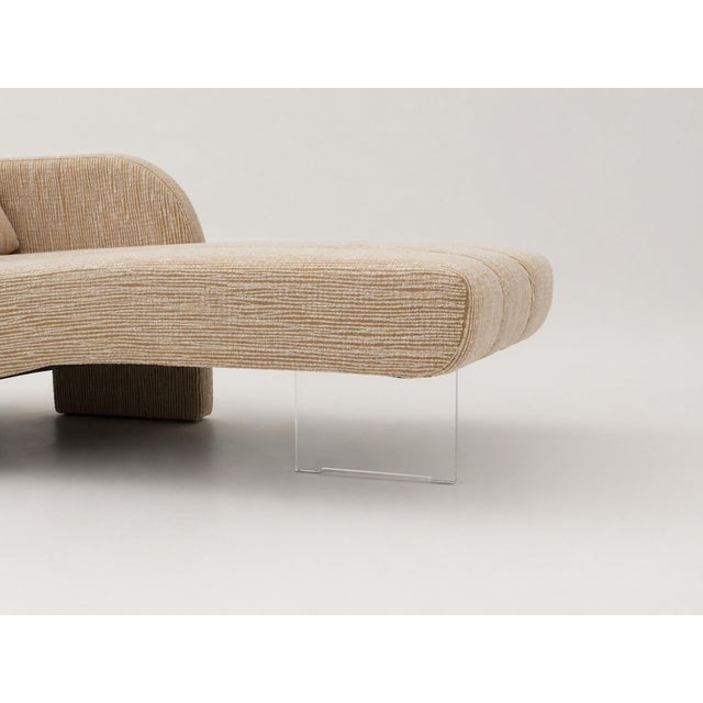 Vladimir Kagan "Deco Chaise" Lounge For Sale - Image 13 of 14
