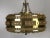 Space Age Design Bubble Brass Glass Hanging Ball Lamp For Sale - Image 6 of 8