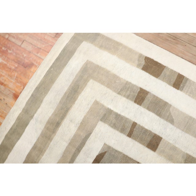Antique Multi Dimensional Persian Kilim - 6'8" x 9' For Sale In New York - Image 6 of 9