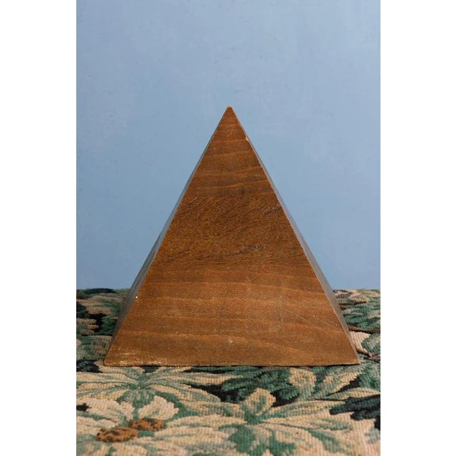 Mid-Century Modern Mid-Century Pyramid in Oak For Sale - Image 3 of 9